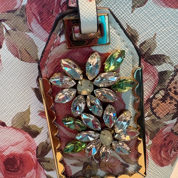 Aldo Floral Shoulder Bag w/Crossbody Strap NWOT - Picture 5 of 9